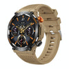 HT17 1.46 inch Round Screen Bluetooth Smart Watch, Support Health Monitoring & 100+ Sports Modes(Yellow)