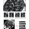 JIN SHI DUN 8750 Men Fashion Waterproof Luminous Mechanical Watch(Silver White)