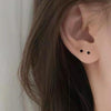 10pcs /Pack Plastic Ear Studs Ear Nurture Sticks Disposable Ear Pins Earrings, Style: Ear Sticks Black