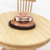 1:12 Mini House Toy Simulation Christmas Turkey Kitchen Decoration(Brown)
