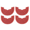 2 Pairs Thickened Rubber Sole Heel Wear-Resistant Non-Slip Patch, Size: 37-38cm(Red)