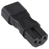 C13 to C15 Groove AC Power Plug Adapter Converter Socket