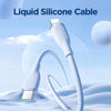 JOYROOM SA29-CL3 30W USB-C/Type-C to 8 Pin Liquid Silicone Fast Charging Data Cable, Length: 1.2m(Blue)