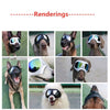 Dog Goggles, UV Protection, Waterproof, Snowproof, White