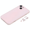 iPhone 13 Back Cover Replacement Pink - SIM Tray & Lens