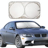 150x80cm Car Double Circle Sun Visor Heat Insulation Sun Protection Sun Block