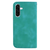 For Samsung Galaxy A26 5G Seven-shaped Embossed Leather Phone Case(Green)
