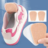 2pcs /Set Felt Tongue Stickers Soft Rebound Self-Adhesive Forefoot Pads, Size: L 8.5x6.5x0.3cm(White)