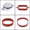 4x33mm Car Swirl Flap Air Intake Aluminum Gasket Remove Repair Kit(Silver)
