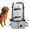 Large Grey Ventilated Pet Carrier Backpack - Breathable & Washable