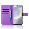 For Samsung Galaxy S24 FE 5G Diamond Texture Leather Phone Case(Purple)