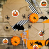 500pcs/ Roll 25mm Halloween Party Favors Label Stickers DIY Decorative Labels Cute Smile Pumpkin Seal Stickers