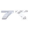 Car Vehicle Badge Emblem 3D Number Seven Self-adhesive Sticker Decal, Size: 3.6*4.5*0.5cm