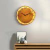 12 Inches Wood Grain Annual Ring Quartz Silent Clock Wall Clock, Style:MW013-12(28x30 cm)