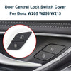 For Mercedes-Benz E-Class 2016-2021 Left Driving Car Left Side Door Lock Switch Buttons 2059055251 (Black)