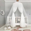 Baby Bed Curtain Hung Dome Mosquito Net Girls Crown Hanging Net Princess Tents(Gray)