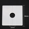 Square Hole Decoration Cover Wall Hole Plug, Style: 2.2cm Hole White