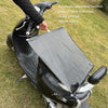 Electric Bike Telescopic Sunshade Rain Shield Motorcycle Rain Cover, Size: 45 x 125cm Black