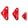 3 PCS Triangle Aluminum Alloy Wind Rope Buckle Adjustment Buckle Tent Canopy Pull Rope Slip Rope Buckle Accessories(Red)