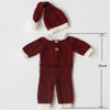 Newborn Photography Clothing Christmas Theme Modeling Mohair Hat + Jumpsuit Suit(Baby Boy)