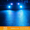 1 Pair 9006 27W / DC12V Car Aluminum Alloy Flashing LED Headlight (Blue Light)