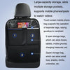 Car Seat Back Children Anti-kick Pad Back Rear Anti-dirty Universal Leather Protection Pad Storage Bag All Inclusive Version (Black)