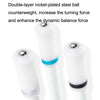 3 PCS Beginners Non-slip Wear-resistant Portable Rotating Pen(White + Black)