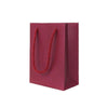 Brush PU Leather Jewelry Box Jewelry Gift Bag, Color: Wine Red Handbag