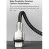 Baseus CATLJK-B06 Cafule Series 20W Type-C / USB-C to 8 Pin PD Metal Charging Data Cable, Length:2m(Dark Green)