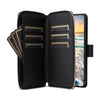 For Samsung Galaxy S23 5G Nine-card Slots Zipper Wallet Bag Leather Phone Case(Black)