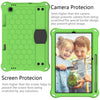 For Samsung Galaxy Tab S6 Lite P610 Honeycomb EVA + PC Shockproof Case with Strap(Green+Black)