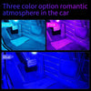 Car 4 in 1 USB RGB Foot LED Atmosphere Light (Pink Light)