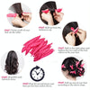 20 PCS Cute Wave Point Hair Curler Sleeping Rabbit Ear Hair Roll