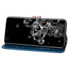 For Galaxy S20 Ultra Business Style Oil Wax Texture Horizontal Flip Leather Case, with Holder & Card Slots & Wallet(Blue)