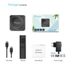 X88 Pro 20 4K Smart TV BOX Android 11.0 Media Player with Voice Remote Control, RK3566 Quad Core 64bit Cortex-A55 up to 1.8GHz, RAM: 4GB, ROM: 32GB, Support Dual Band WiFi, Bluetooth, Ethernet, UK Plug