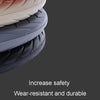 For 36cm-40cm Diameter Steering Wheel Car Silicone Protective Cover Wear Resistant Non-Slip Tire Pattern Driving Grip Sleeve(Gray)
