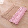 Double Sided Dog Blanket, Pink Plush & Cooling Fleece, M (75x50cm)