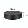 22cm Charging Rotating Display Stand Video Shooting Turntable, Load: 50kg, Power Plug:US Plug(Black)