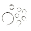 Bohemian Vintage C-shape Seven-Piece Alloy Earrings Set