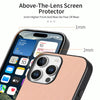 For iPhone 12 Pro Max Twill Fabric Leather Skin Back Phone Case(Pink)