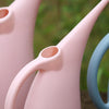 2l Pink Long Spout Watering Can Durable Water Bottles Kettle For Home Flowers Garden Supplies