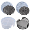 JX-160 Crystal Epint DIY Mold Irregular Resin Cup Pad Mold, Specification: D04