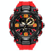 SMAEL 1921 Outdoor Sports Waterproof Men Luminous Time Watch Electronic Watch(Red)