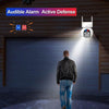SriHome 5MP WiFi PTZ Security Camera, AI Auto Tracking, Colour Night Vision, US Plug