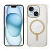For iPhone 15 Nano Series PC MagSafe Phone Case(Desert Gold)