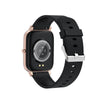 Ochstin 5H80 1.69 inch Square Screen Silicone Strap Heart Rate Blood Oxygen Monitoring Bluetooth Smart Watch(Black+Gold)