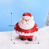 5pcs Christmas Cute Micro Landscape DIY Bonsai Decoration Snowscape Ornament, Style: No.16 Santa Claus