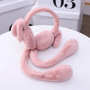 Cartoon Little Duck Ears Moving Winter Warm Earmuffs Press Airbag Earmuffs Cute Ear Warmer for Children, Size: One Size(Beige)