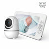 7" HD Video Baby Monitor with Pan/Tilt, 2.4GHz Wireless, Night Vision (EU Plug)