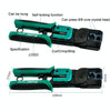 ProsKit Dual-purpose 6/8P Iron Handle Network Ratchet Crimping Plier(CP-376ER)